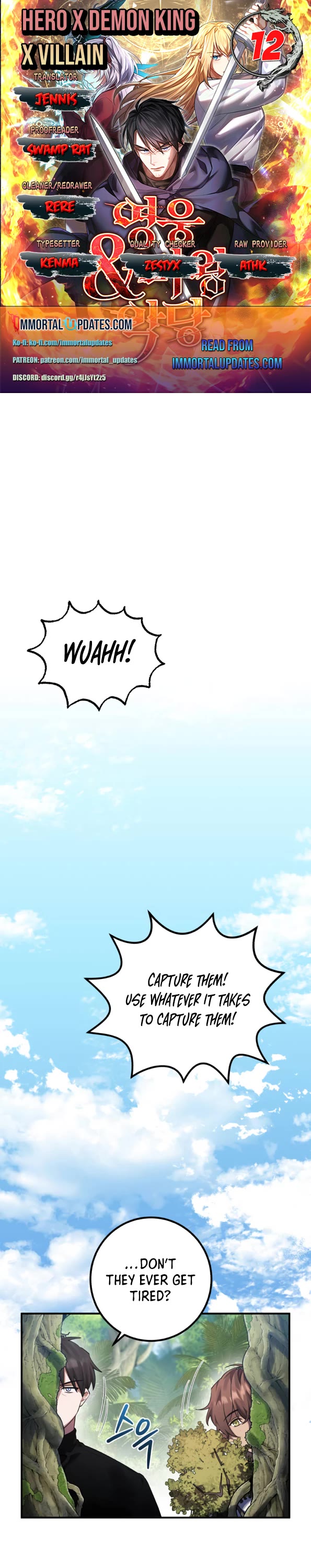 The Hero, the Demon, and the Villain Chapter 12 page 1 - Chapter 12