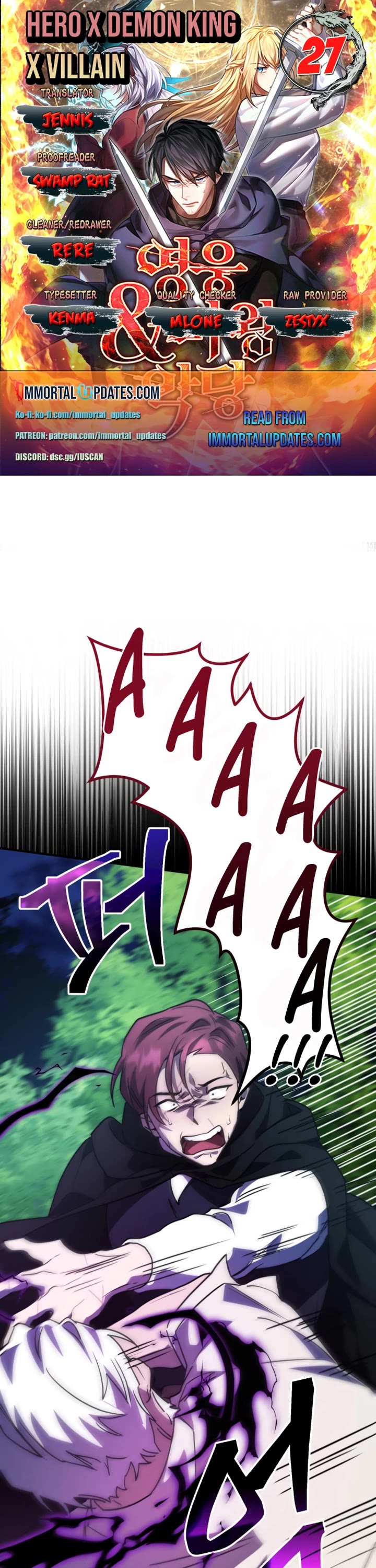 The Hero, the Demon, and the Villain Chapter 27 page 1 - Chapter 27