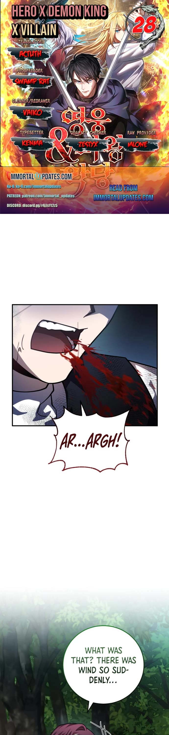 The Hero, the Demon, and the Villain Chapter 28 page 1 - Chapter 28