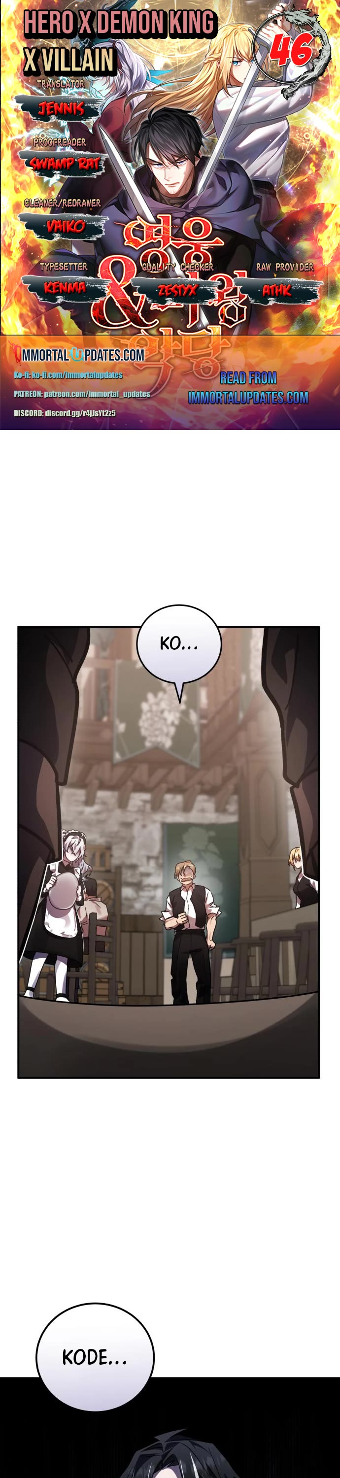 The Hero, the Demon, and the Villain Chapter 46 page 1 - Chapter 46