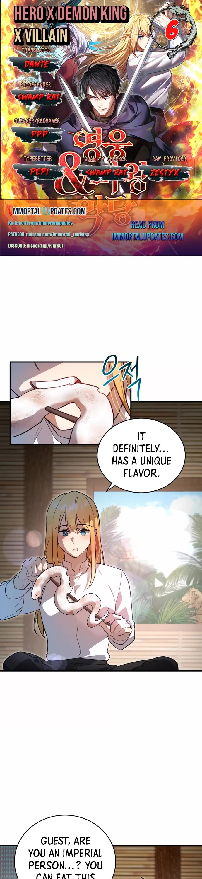 The Hero, the Demon, and the Villain Chapter 6 page 1 - Chapter 6