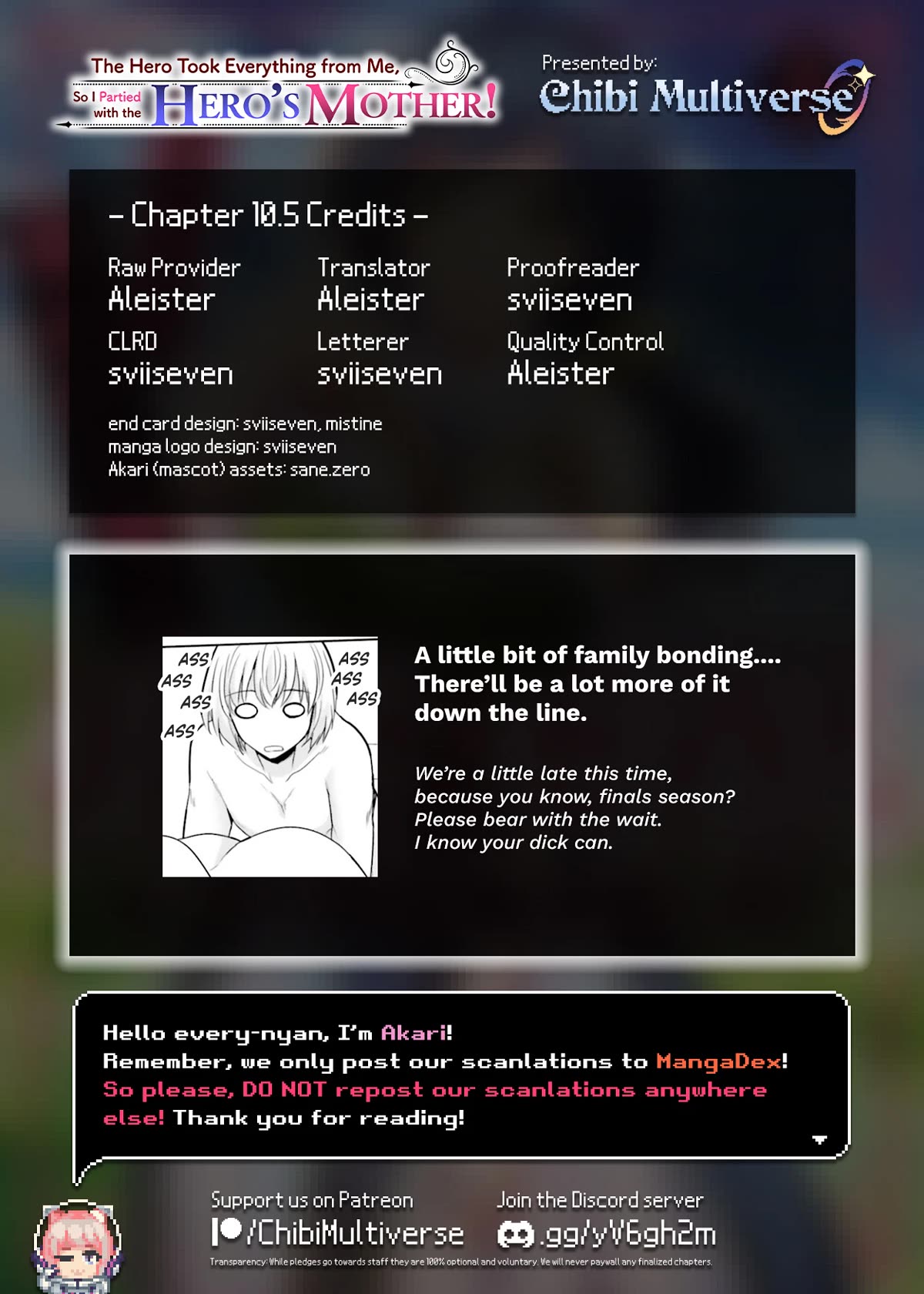 The Hero Took Everything from Me, So I Partied with the Hero’s Mother! Chapter 10.5 page 13 - Chapter 10.5