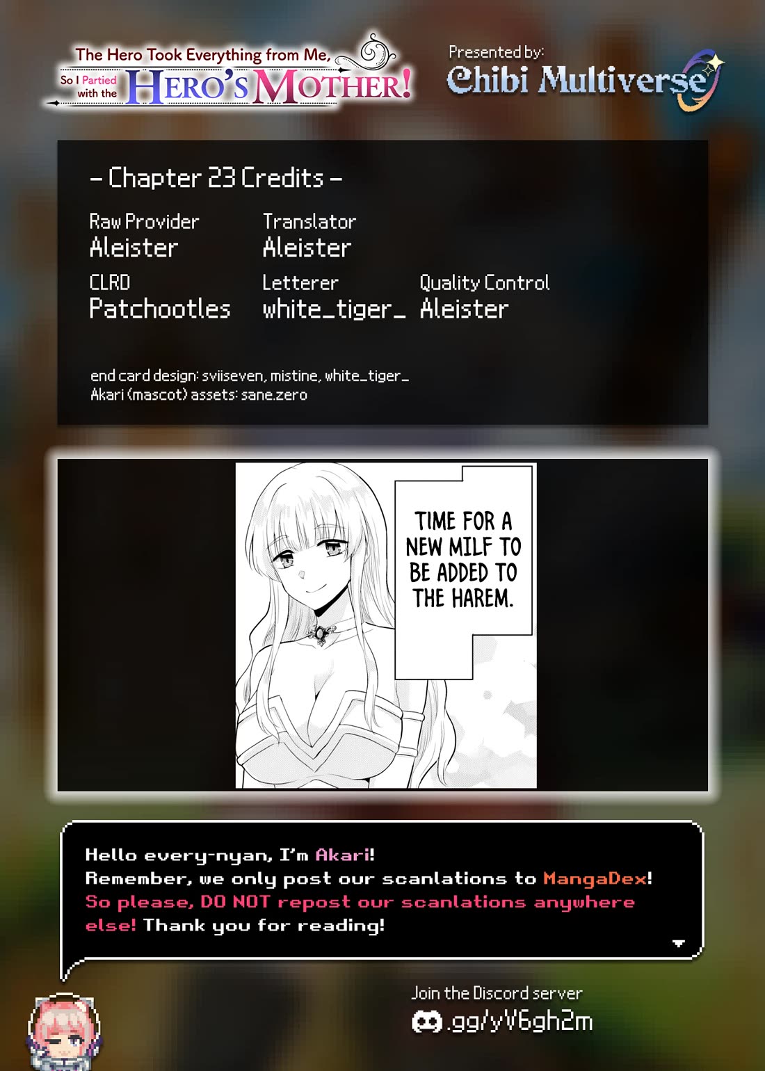 The Hero Took Everything from Me, So I Partied with the Hero’s Mother! Chapter 23 page 29 - Chapter 23
