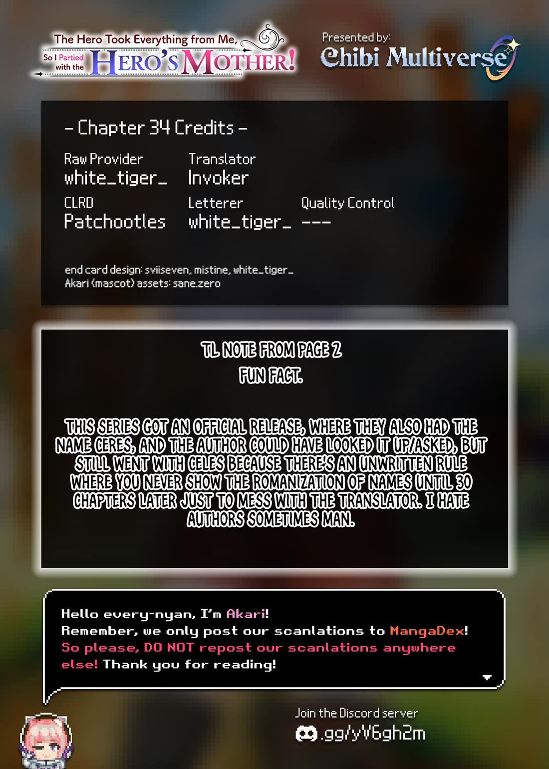 The Hero Took Everything from Me, So I Partied with the Hero’s Mother! Chapter 34 page 37 - Chapter 34