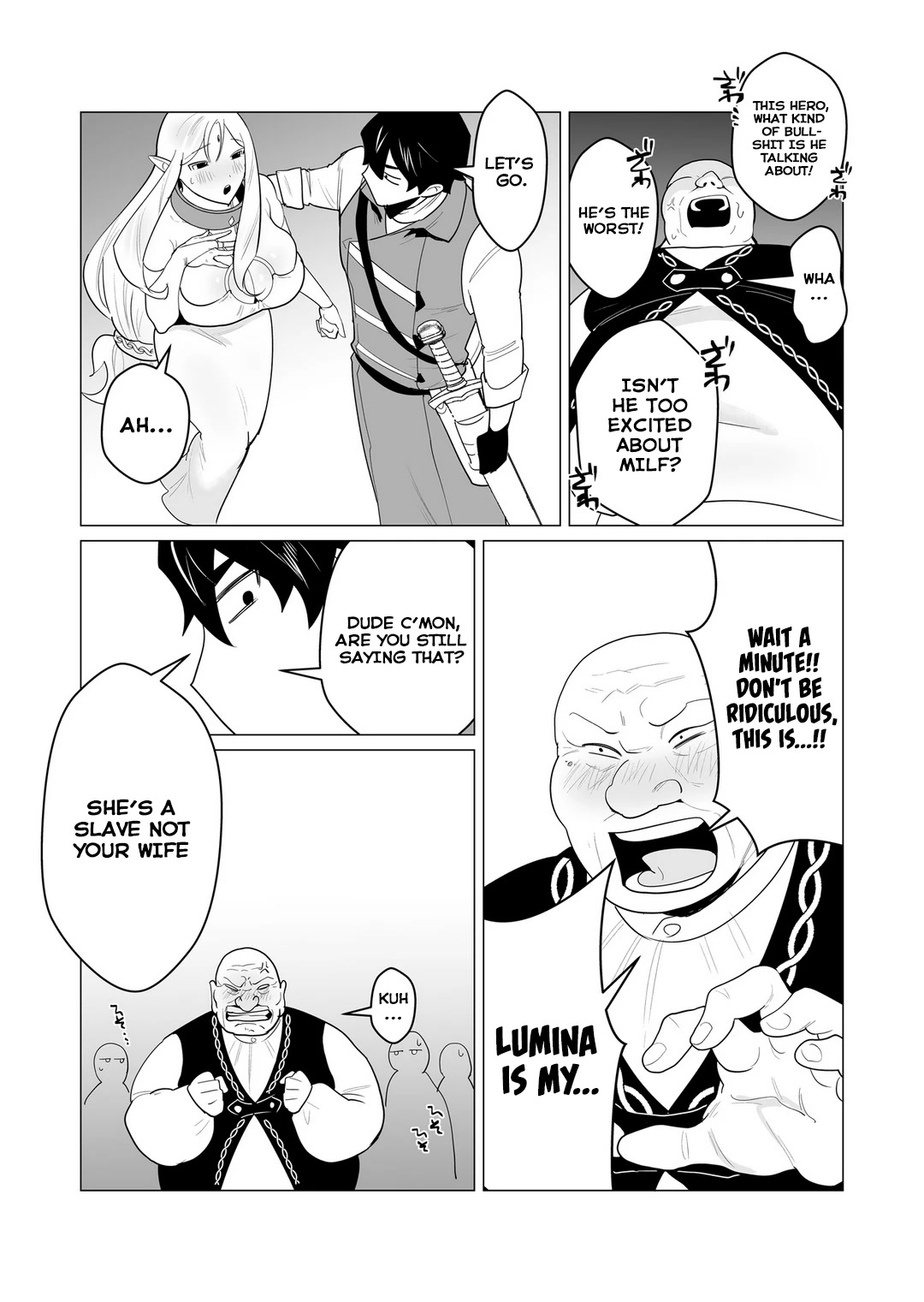 The Hero Wants a Married Woman as a Reward Chapter 1 page 34 - Chapter 1: I LOVE MILF NTR!!