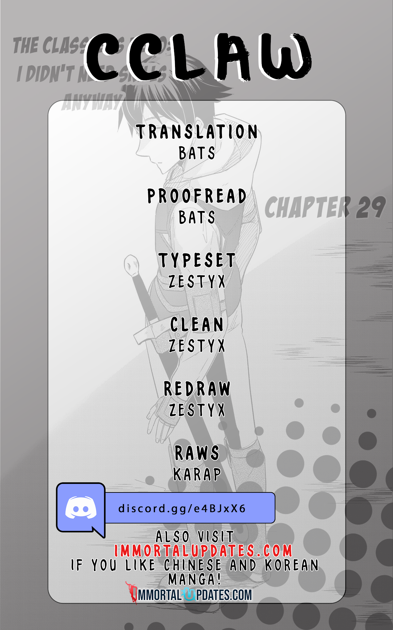 The Hero Who Has No Class. I Don't Need Any Skills, It's Okay. Chapter 29 page 1 - Chapter 29