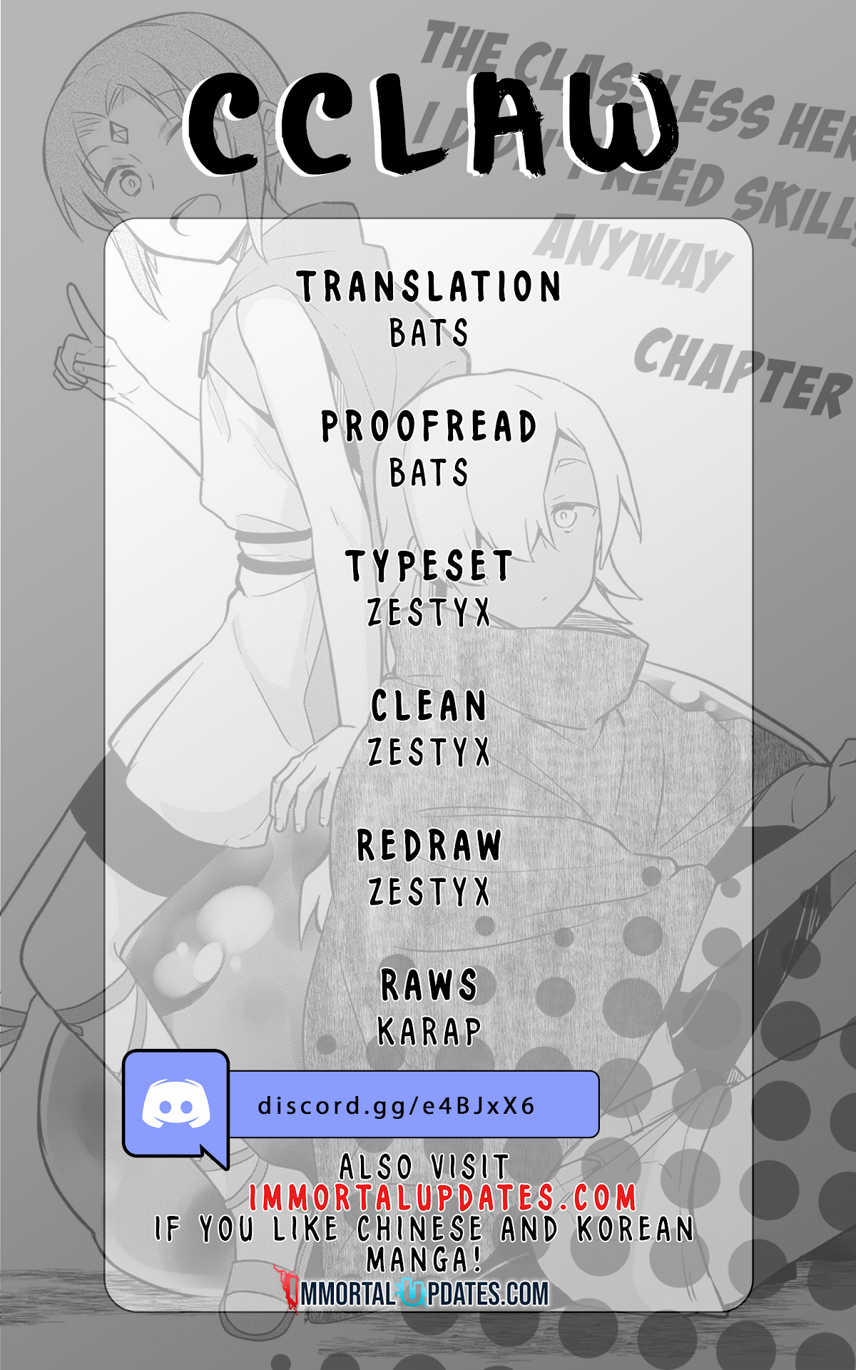 The Hero Who Has No Class. I Don't Need Any Skills, It's Okay. Chapter 33 page 1 - Chapter 33