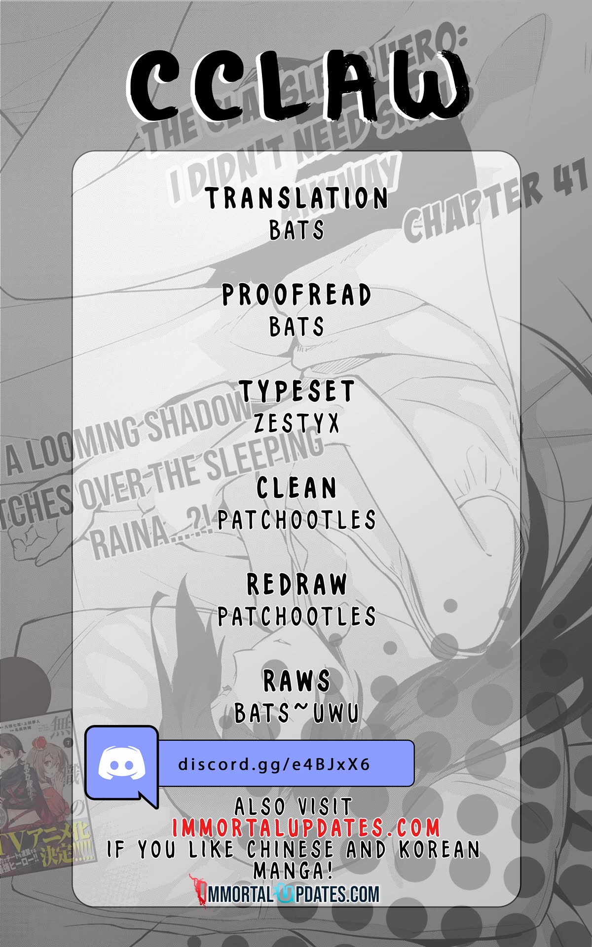 The Hero Who Has No Class. I Don't Need Any Skills, It's Okay. Chapter 41 page 1 - Chapter 41