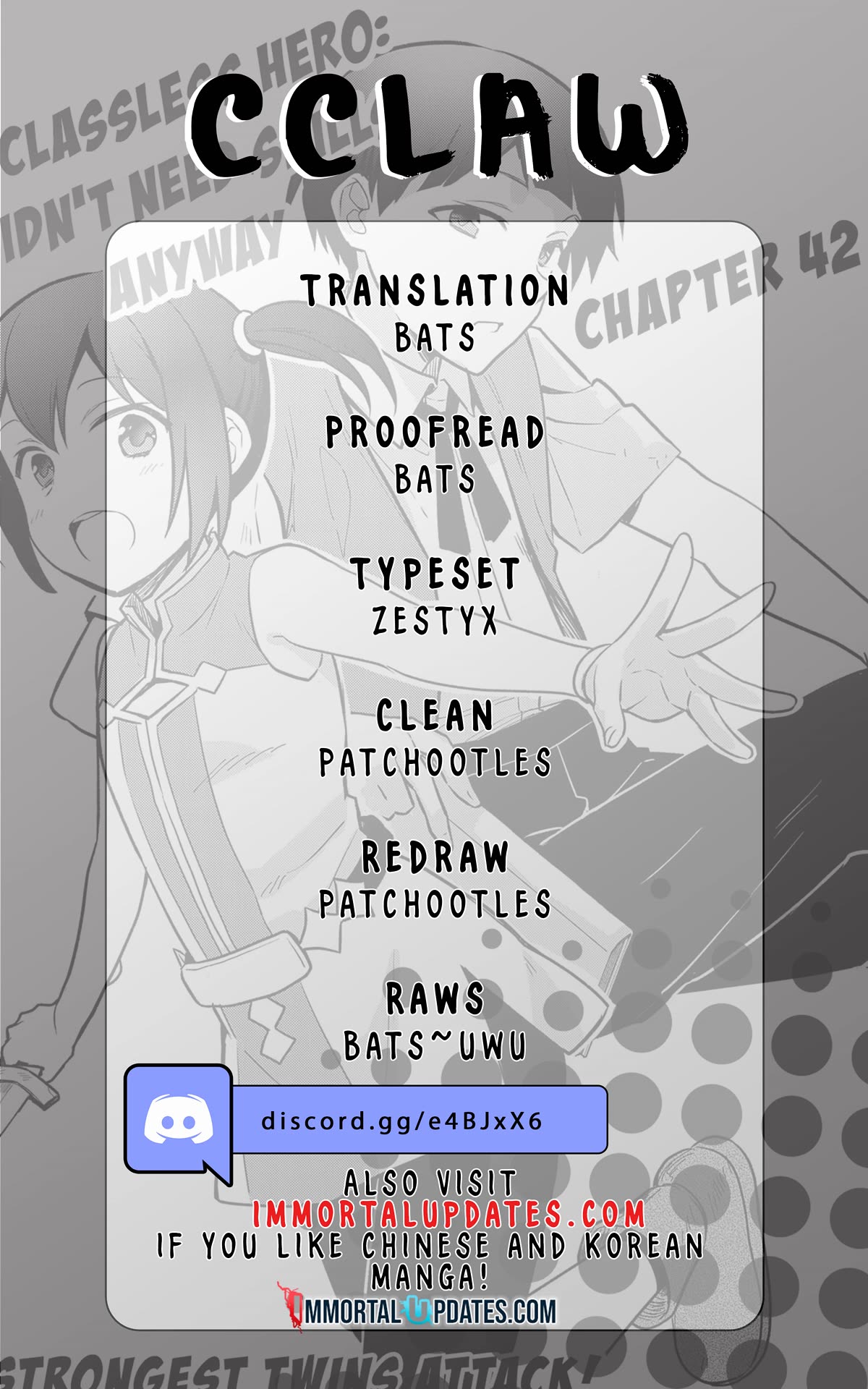 The Hero Who Has No Class. I Don't Need Any Skills, It's Okay. Chapter 42 page 1 - Chapter 42