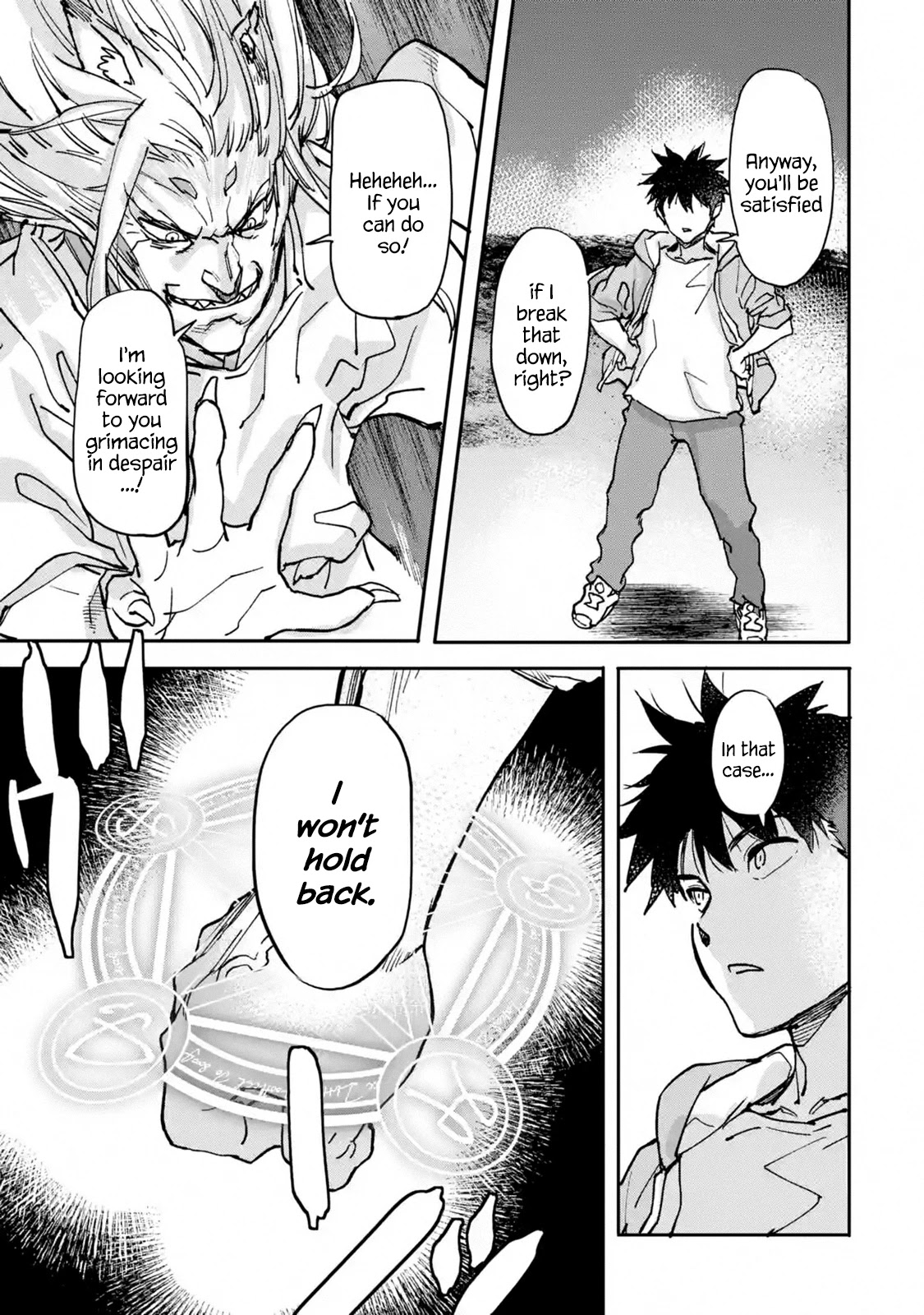 The Hero Who Returned Remains the Strongest in the Modern World Chapter 9.1 page 38 - Chapter 9.1 - 9.4: The God's Power