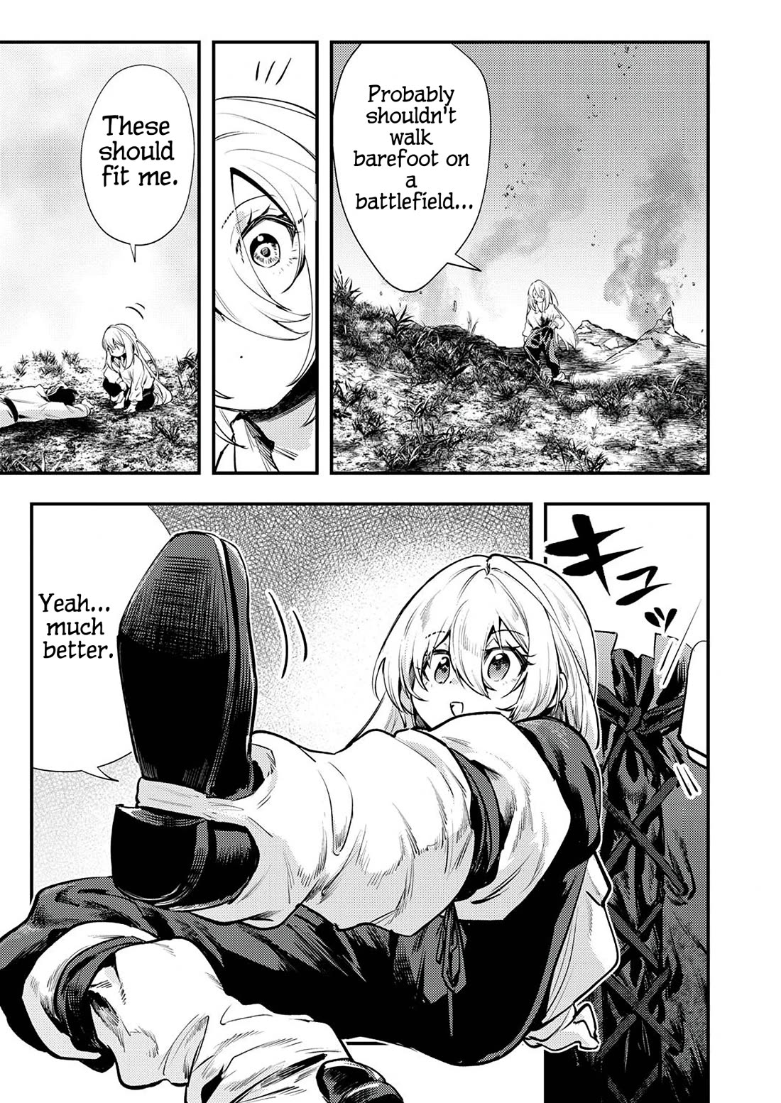 The Heroic Tale of Shura Young Girl: A Mercenary Who was Said to be Half-Baked is Reincarnated as a Young Girl and Rises to Success Chapter 1 page 35 - Chapter 1