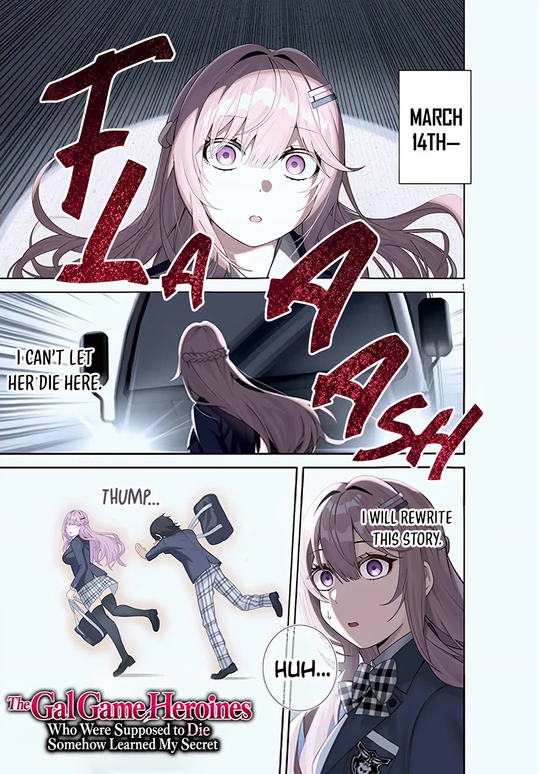 The Heroines of a Gal Game Who Avoided the End of Death Read My [Diary] And Found Out My Secret Chapter 1 page 2 - Chapter 1