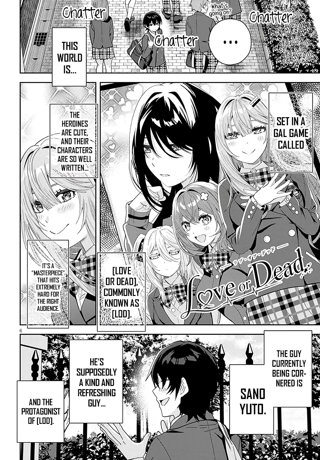 The Heroines of a Gal Game Who Avoided the End of Death Read My [Diary] And Found Out My Secret Chapter 1 page 6 - Chapter 1