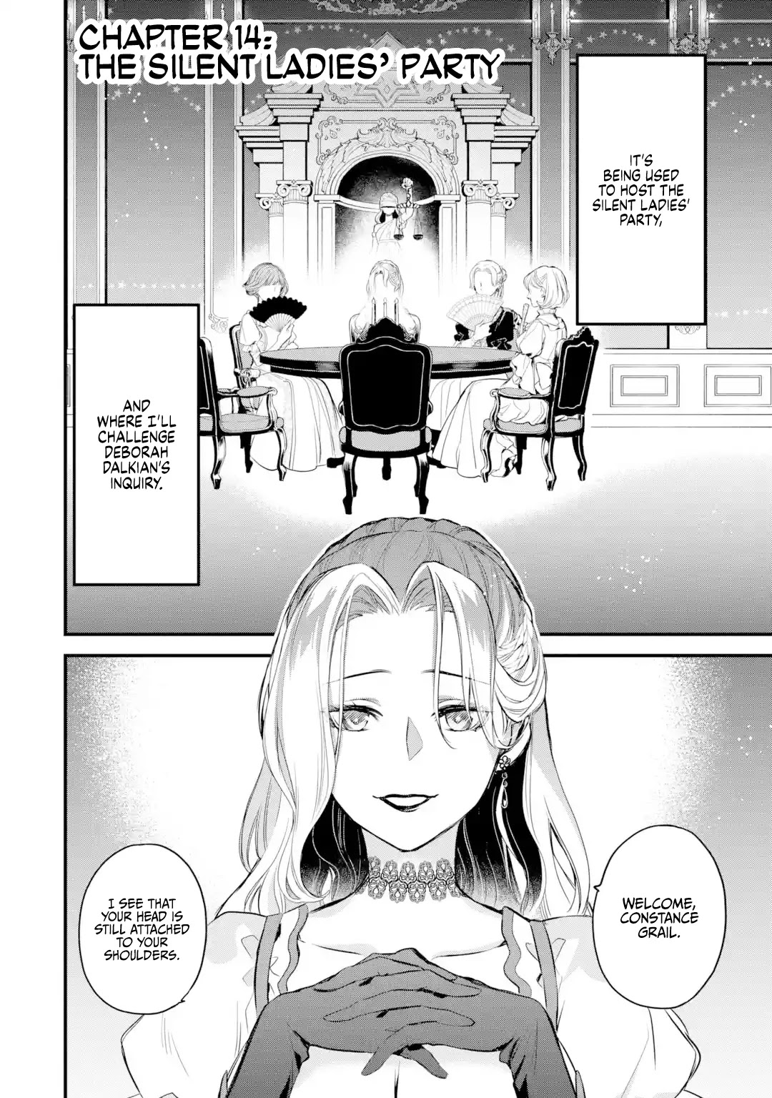 The Holy Grail of Eris Chapter 14 page 4 - Chapter 14: The Silent Ladies' Party