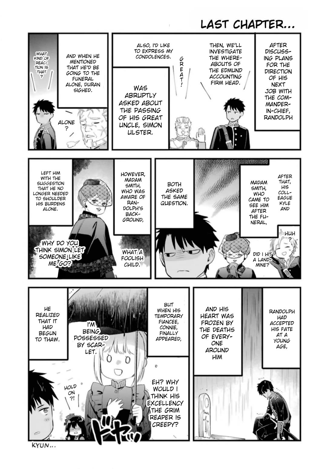 The Holy Grail of Eris Chapter 59 page 1 - Chapter 59: Regarding a Noble's Visit and a Suspicious Death