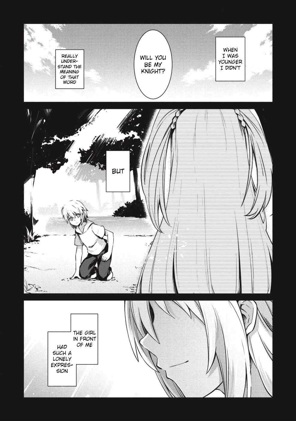 The holy knight's dark road Chapter 1 page 1 - Chapter 1