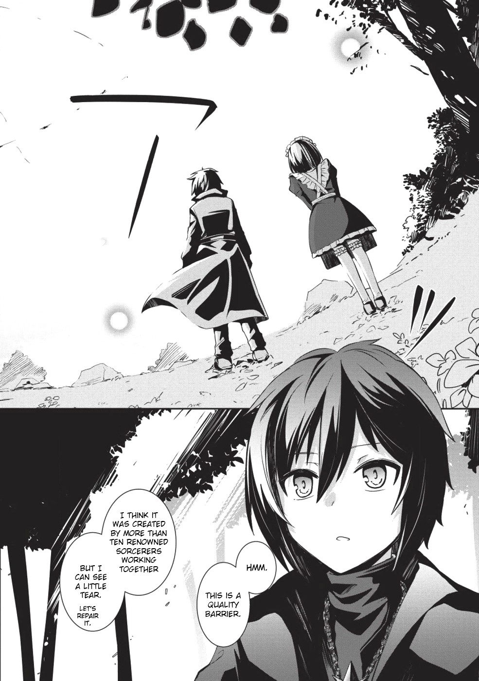 The holy knight's dark road Chapter 1 page 23 - Chapter 1