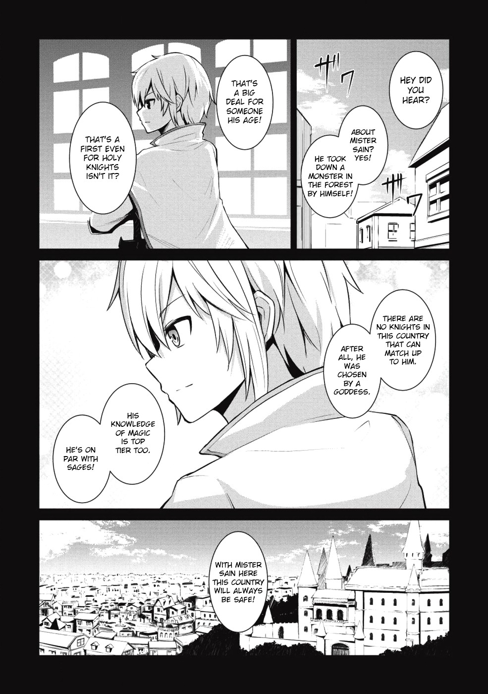 The holy knight's dark road Chapter 1 page 4 - Chapter 1