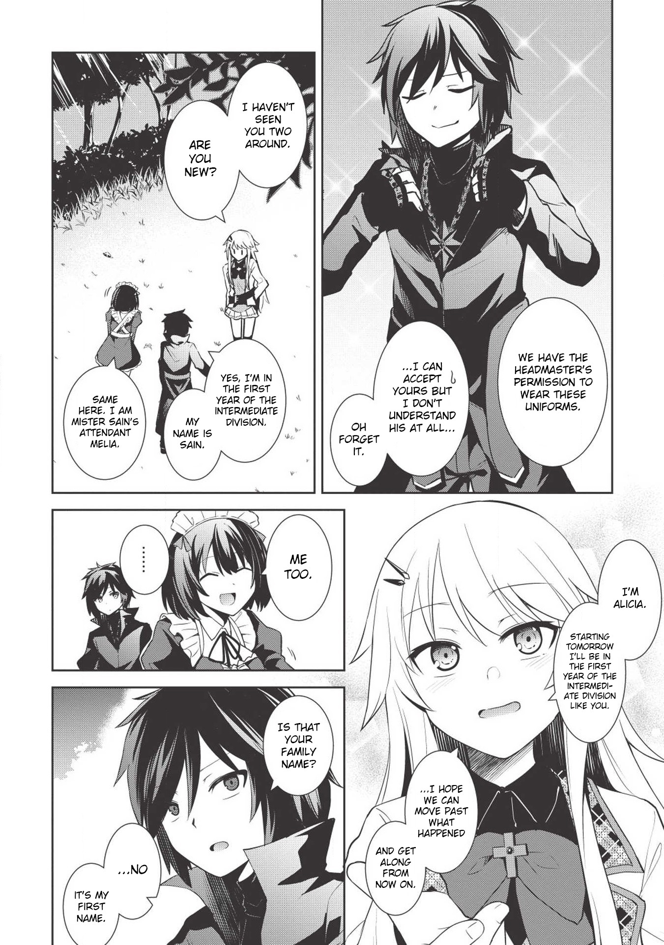 The holy knight's dark road Chapter 2 page 8 - Chapter 2