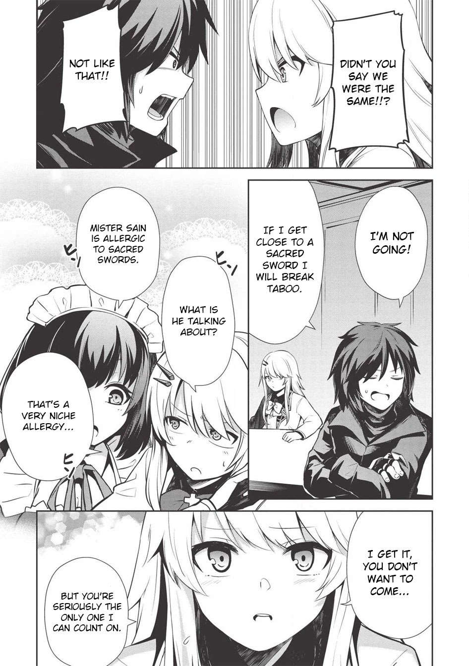 The holy knight's dark road Chapter 6 page 7 - Chapter 6