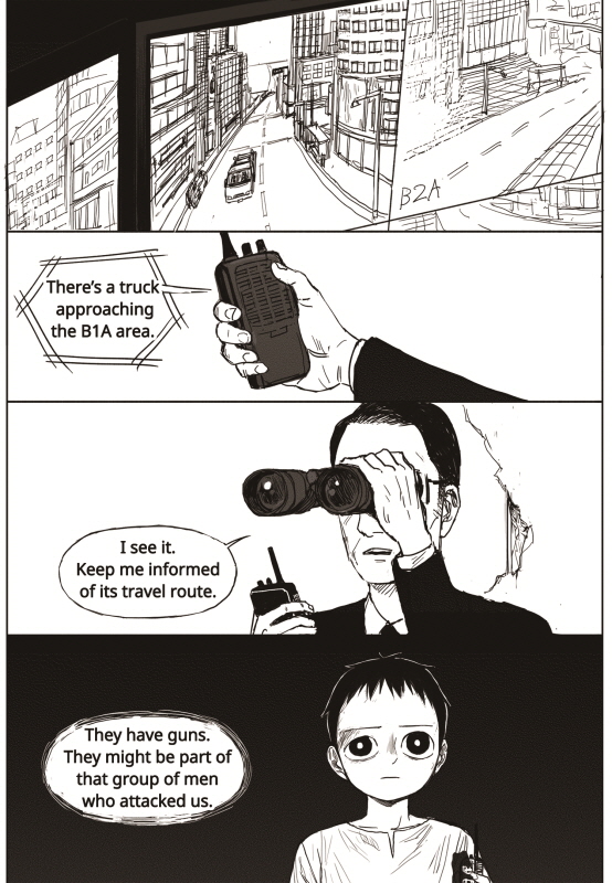 The Horizon Chapter 6 page 48 - Chapter 6: The Man in a Suit: Part 1