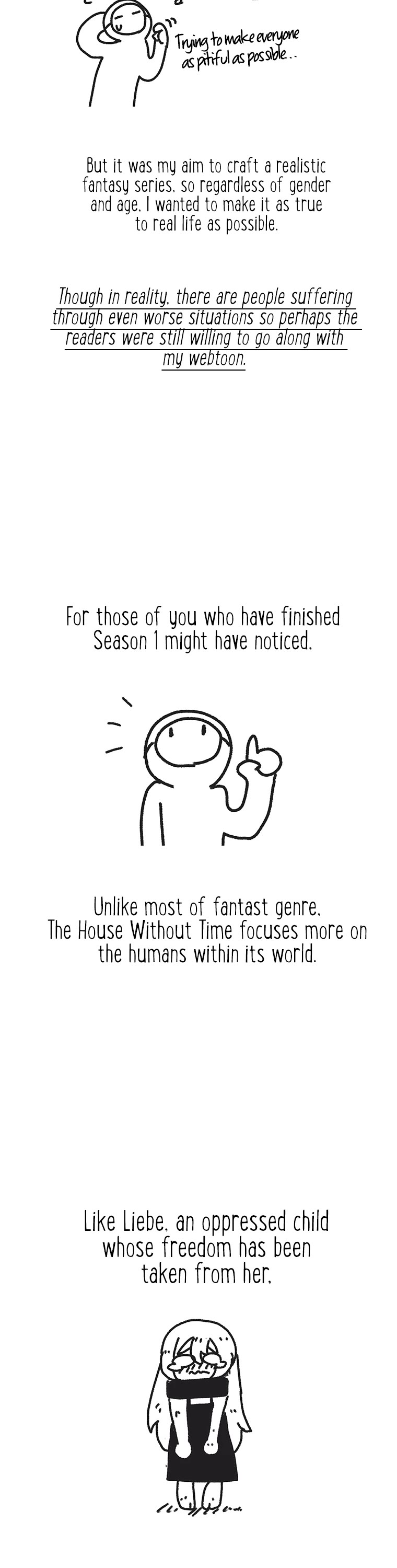 The House Without Time Chapter 30.5 page 2 - Chapter 30.5: Season 1 - END [Authors Notes]