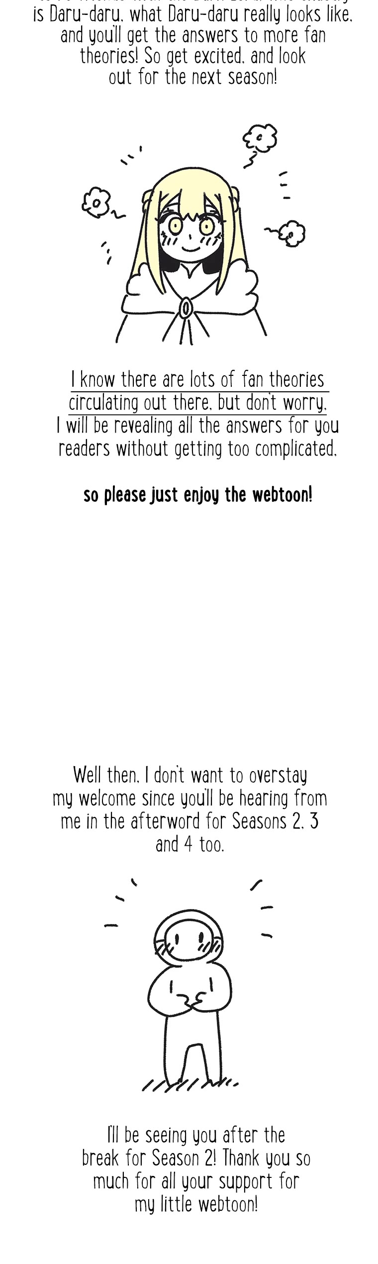 The House Without Time Chapter 30.5 page 8 - Chapter 30.5: Season 1 - END [Authors Notes]
