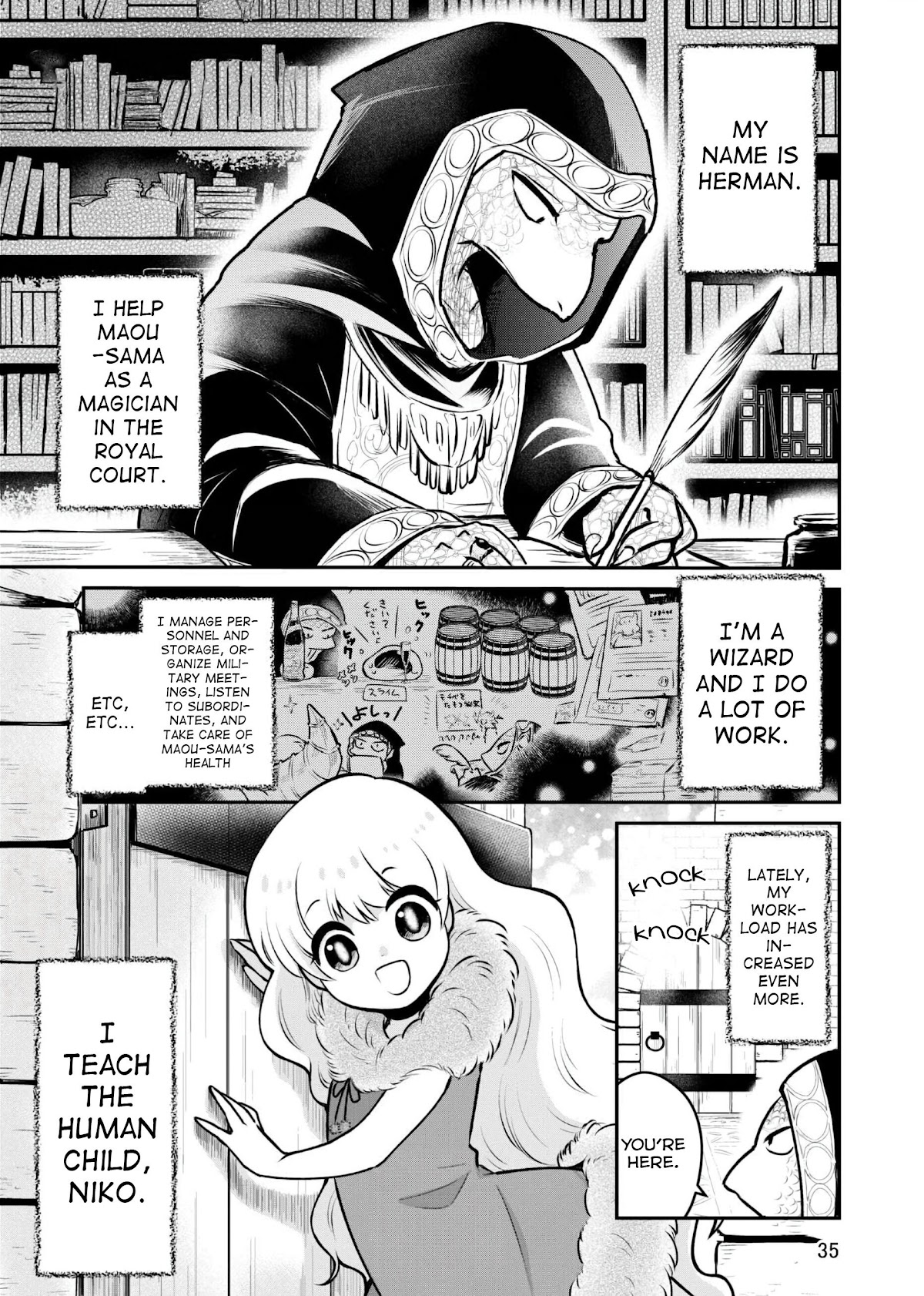 The Human-Hating Demon Lord Has No Mercy for Little Girls Chapter 11 page 1 - Chapter 11: Herman