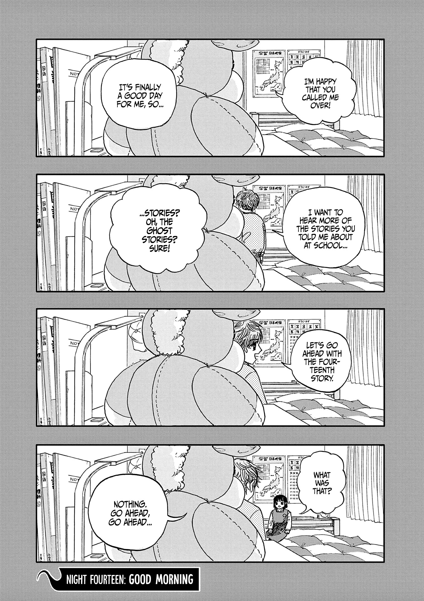 The Hundred Ghost Stories That Led to My Death Chapter 14 page 1 - Chapter 14: Good Morning