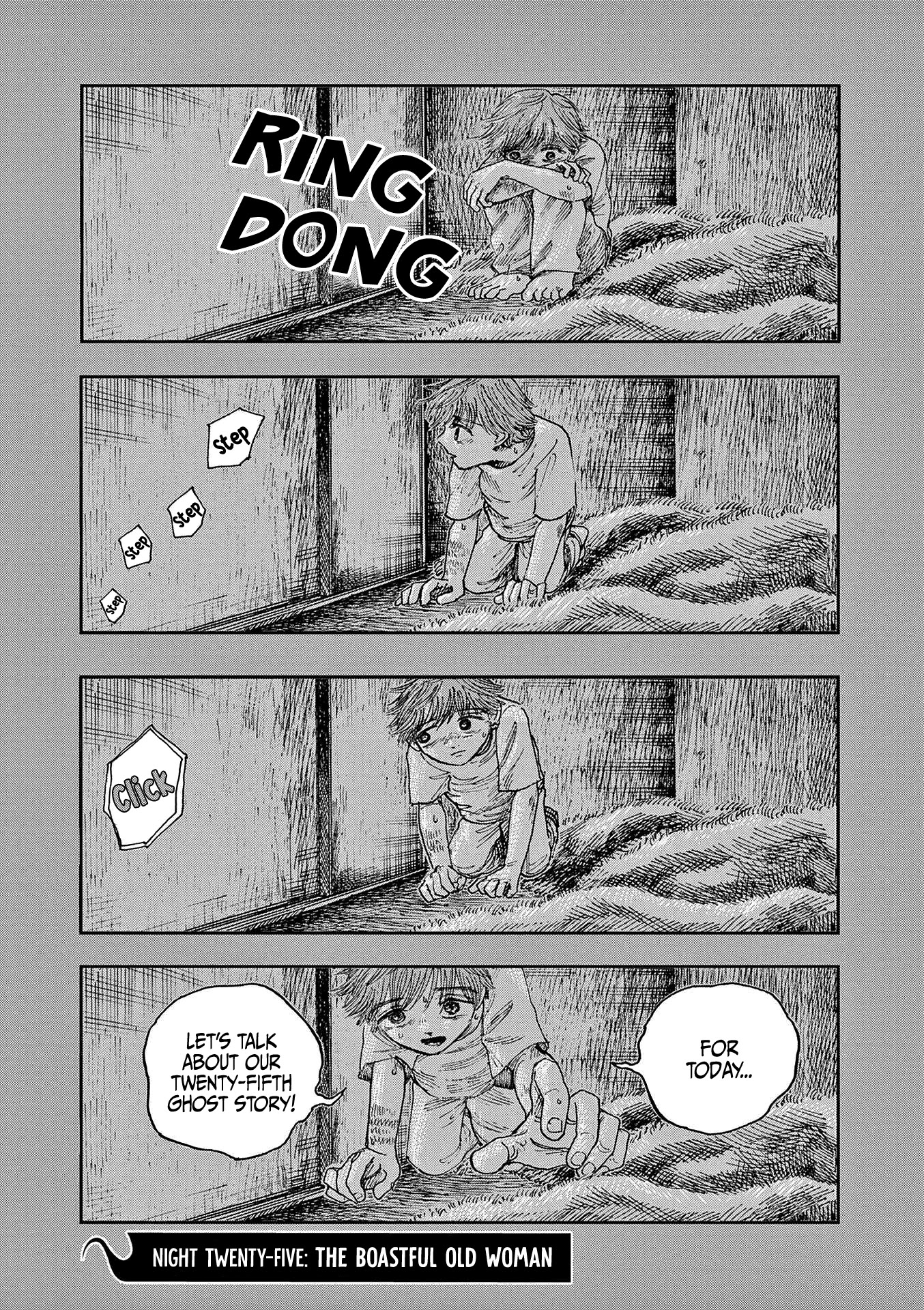 The Hundred Ghost Stories That Led to My Death Chapter 25 page 1 - Chapter 25: The Boastful Old Woman