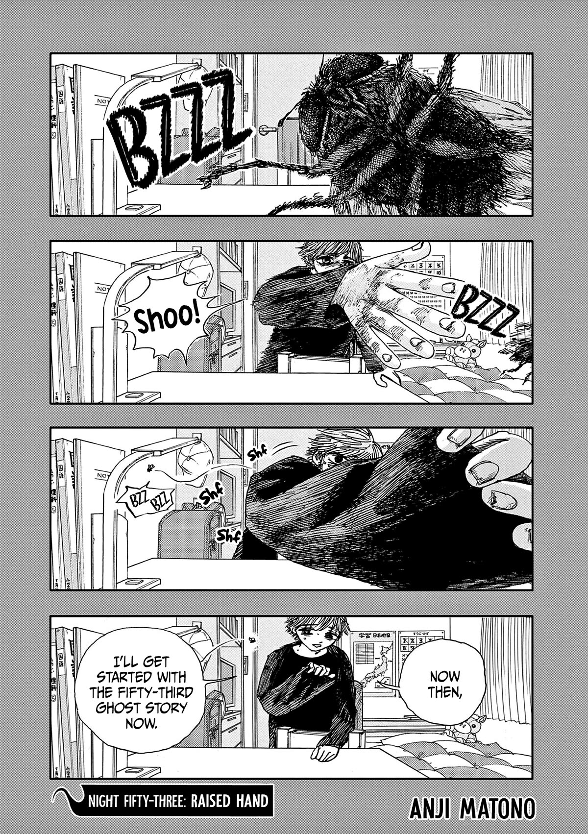 The Hundred Ghost Stories That Led to My Death Chapter 53 page 1 - Chapter 53: Raised Hand
