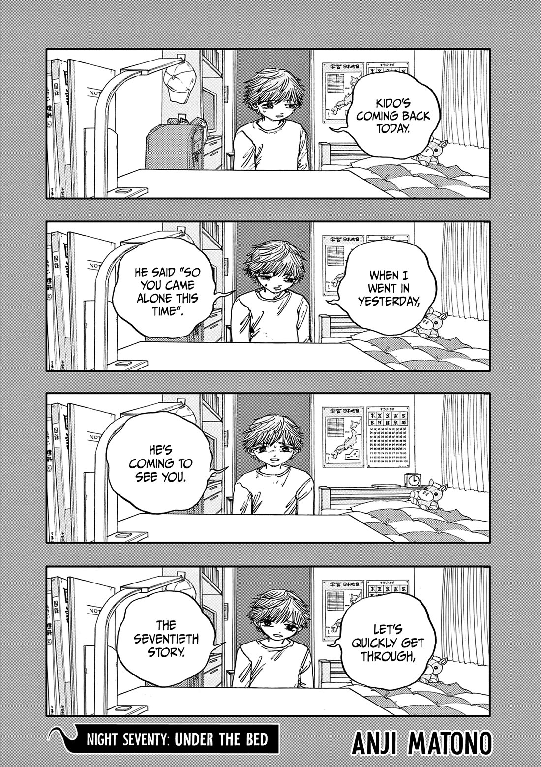 The Hundred Ghost Stories That Led to My Death Chapter 70 page 1 - Chapter 70: Under the Bed