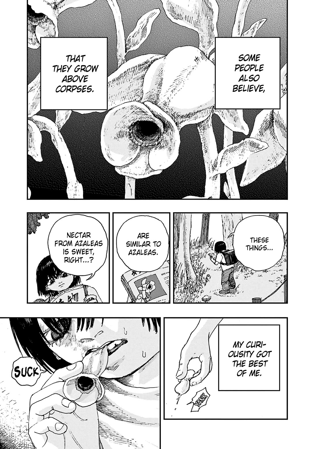 The Hundred Ghost Stories That Led to My Death Chapter 82 page 3 - Chapter 82: Ghost Pipes (Monotropastrum Humile)