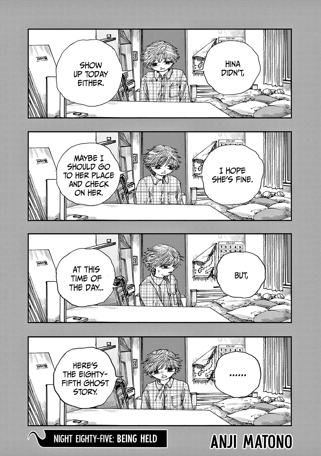 The Hundred Ghost Stories That Led to My Death Chapter 85 page 1 - Chapter 85: Being Held