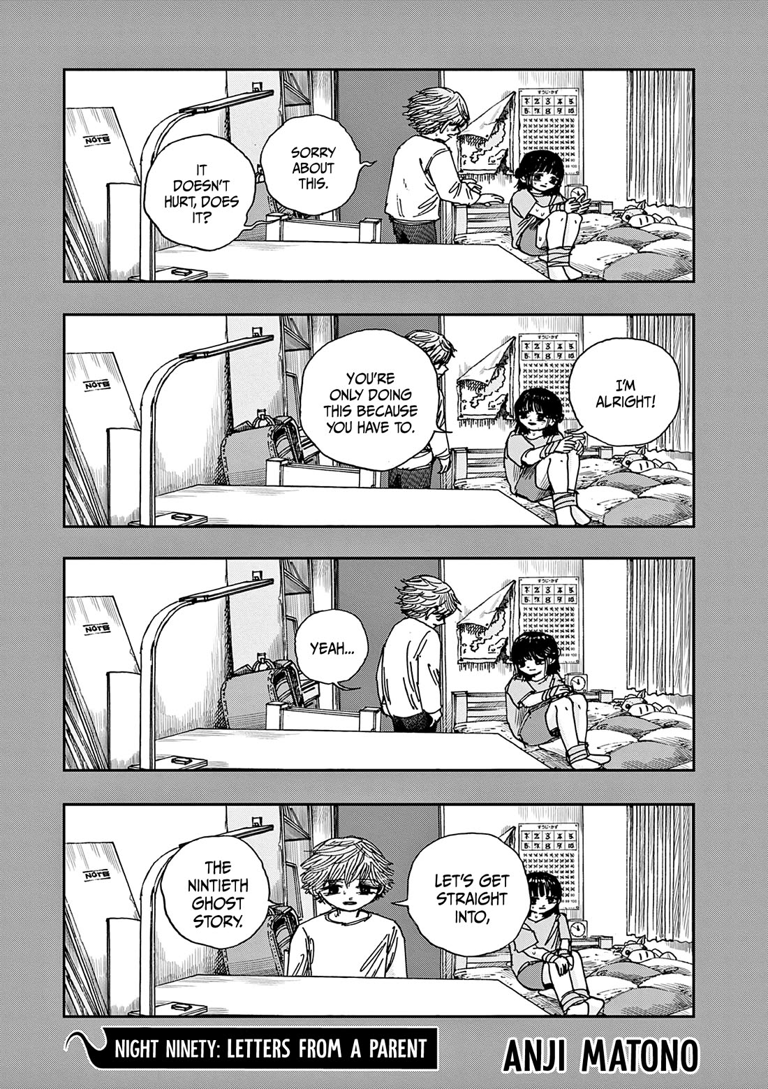 The Hundred Ghost Stories That Led to My Death Chapter 90 page 1 - Chapter 90: Letters From A Parent