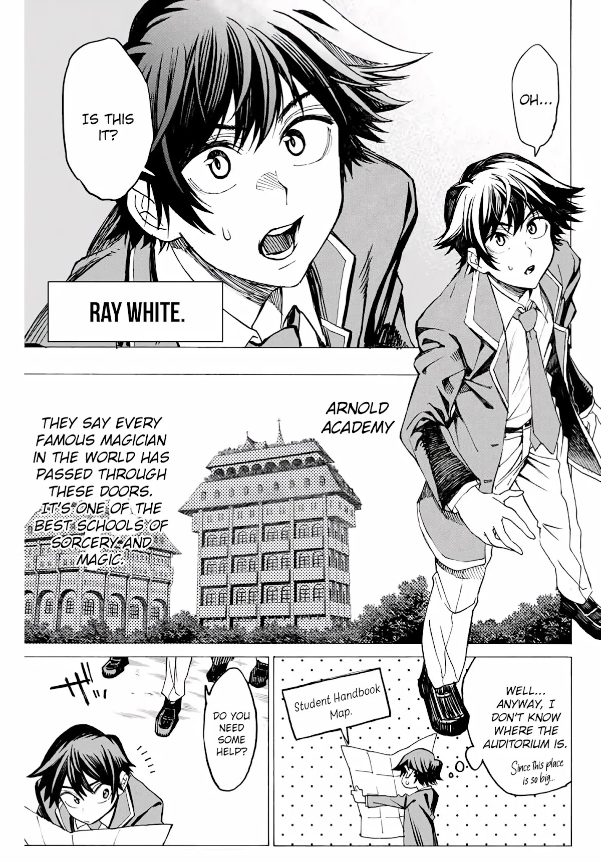 The Iceblade Magician Rules Over the World Chapter 1 page 7 - Chapter 1: Arnold Academy of sorcery and magic.