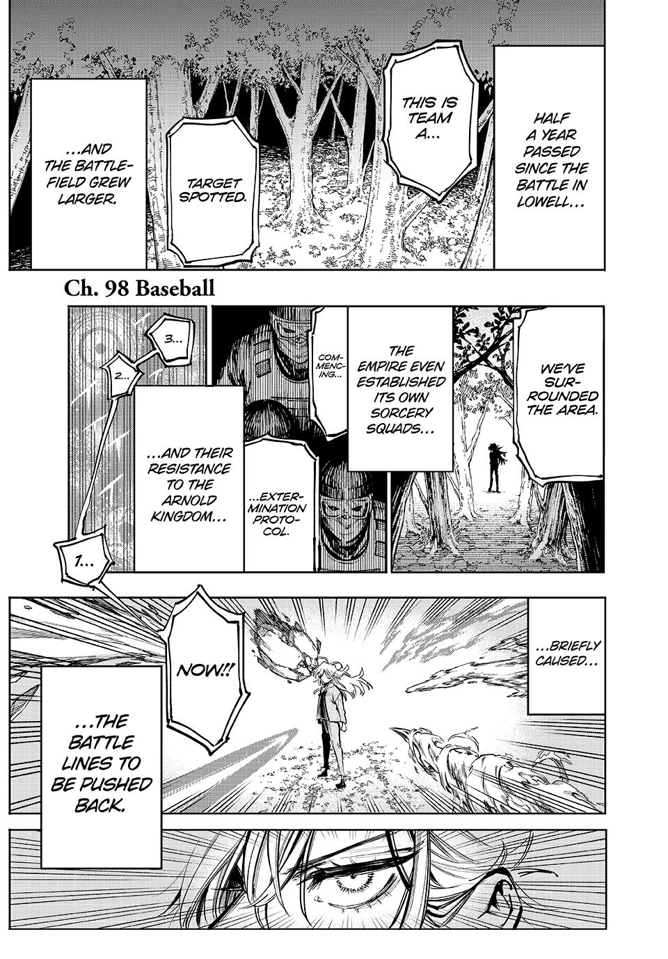 The Iceblade Magician Rules Over the World Chapter 98 page 1 - Chapter 98