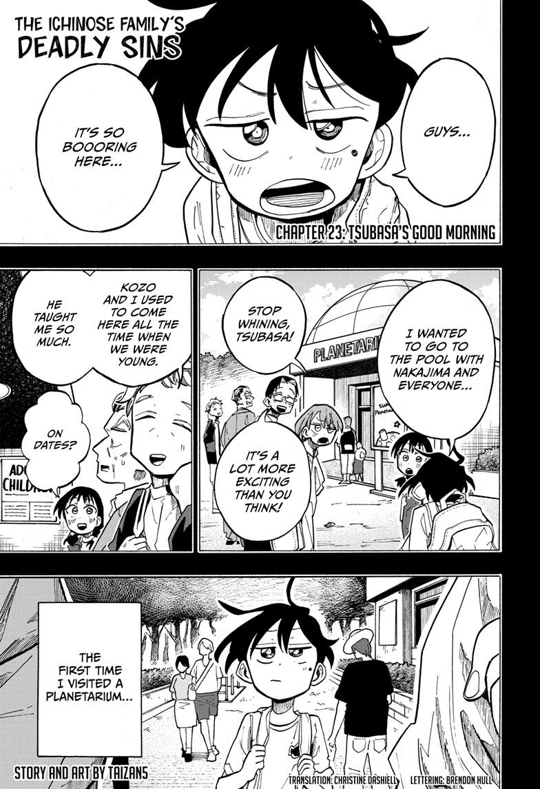 The Ichinose Family's Deadly Sins Chapter 23 page 1 - Chapter 23