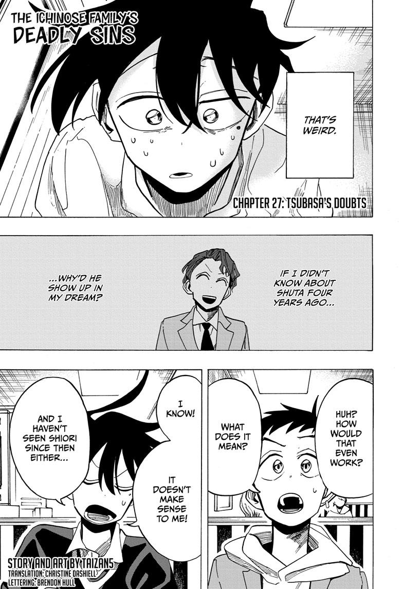 The Ichinose Family's Deadly Sins Chapter 27 page 1 - Chapter 27
