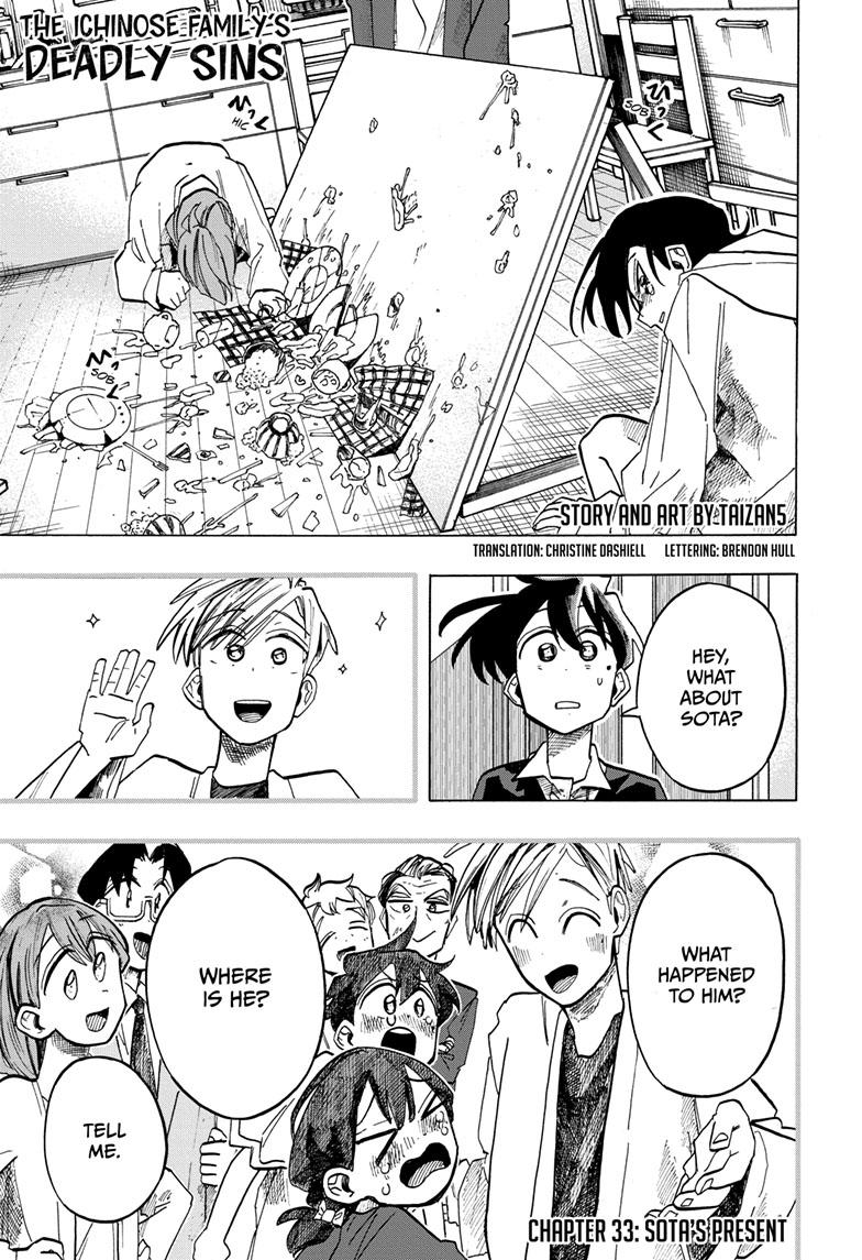 The Ichinose Family's Deadly Sins Chapter 33 page 1 - Chapter 33