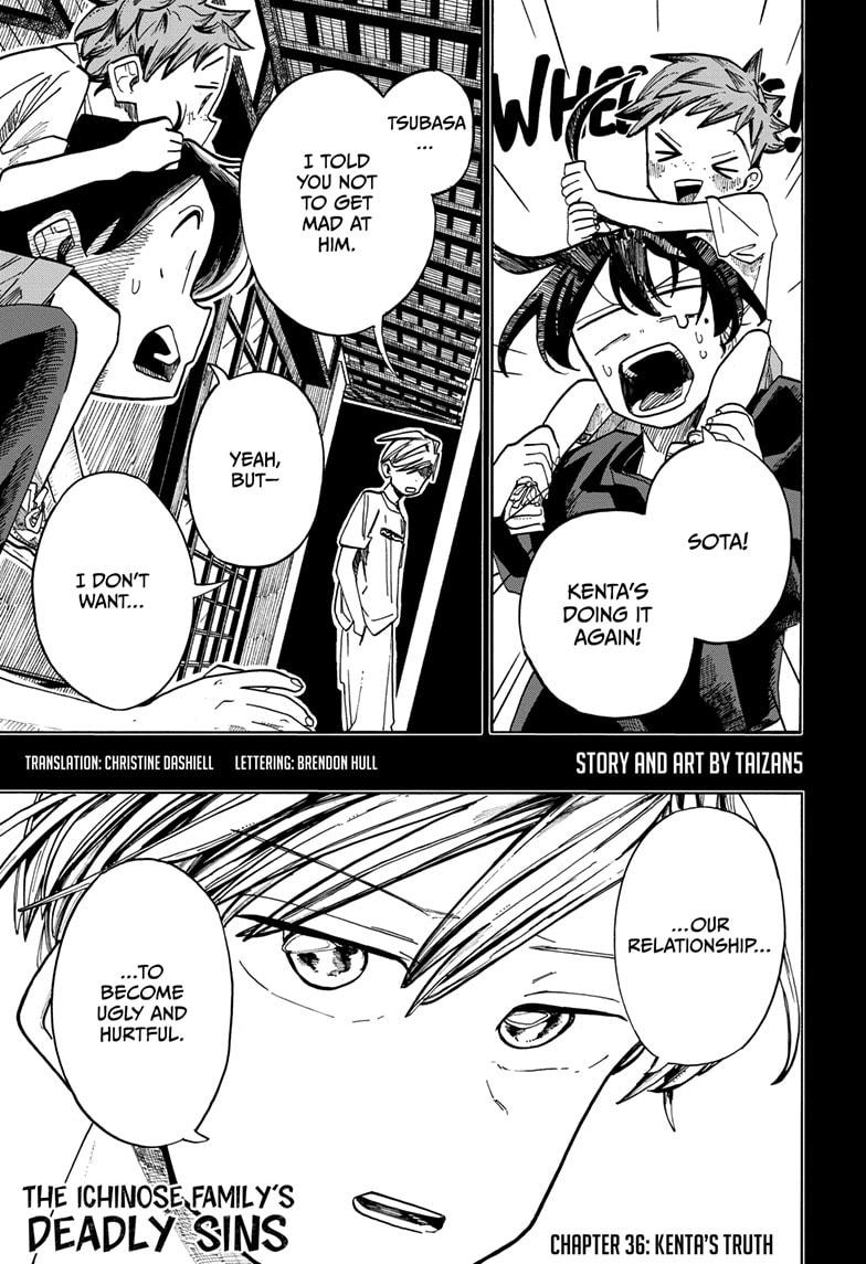 The Ichinose Family's Deadly Sins Chapter 36 page 1 - Chapter 36