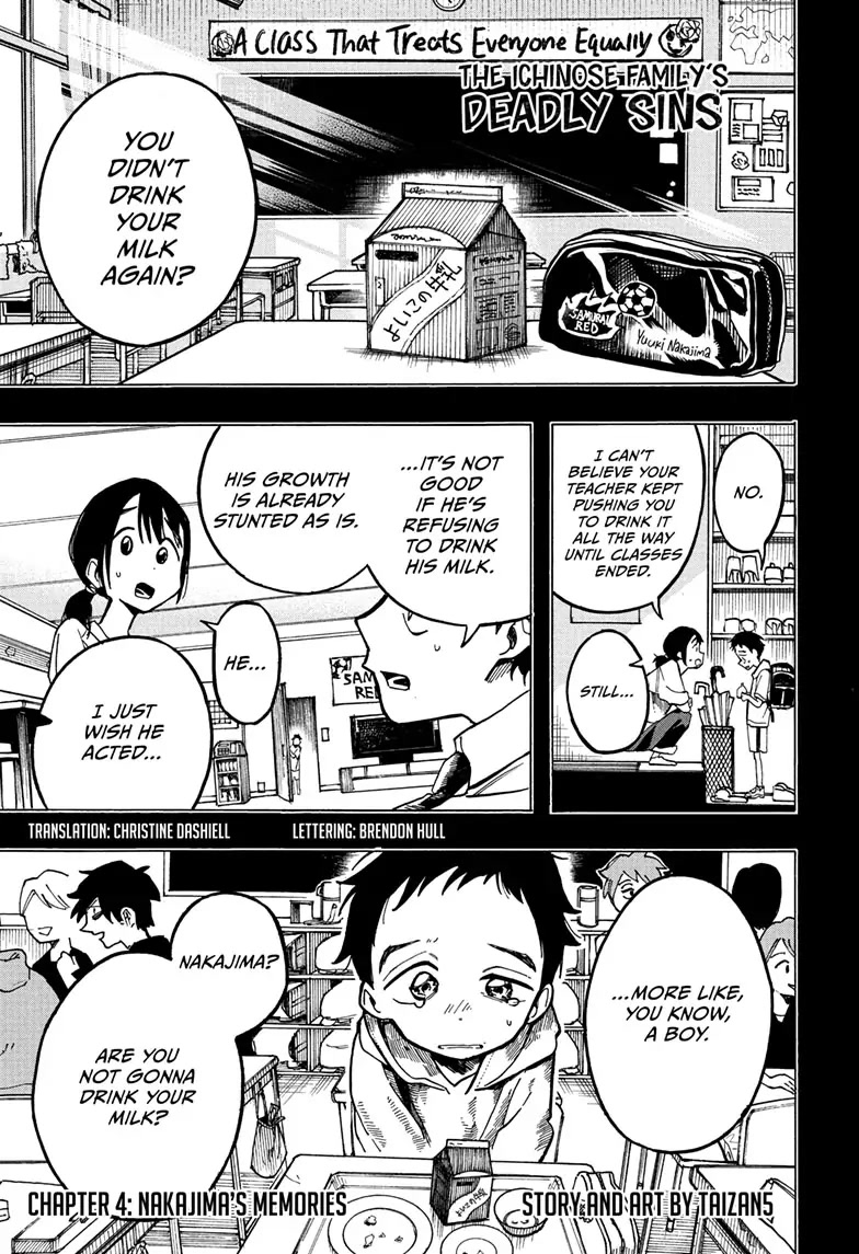 The Ichinose Family's Deadly Sins Chapter 4 page 1 - Chapter 4
