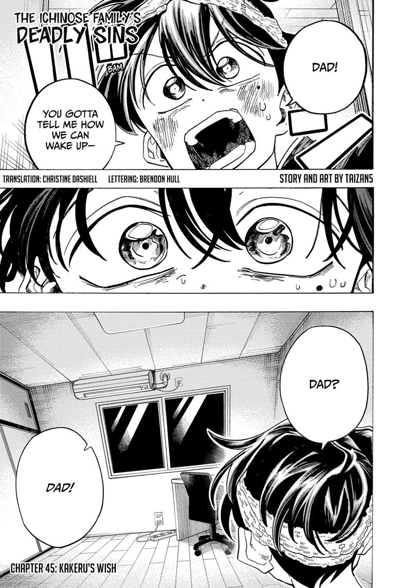 The Ichinose Family's Deadly Sins Chapter 45 page 1 - Chapter 45