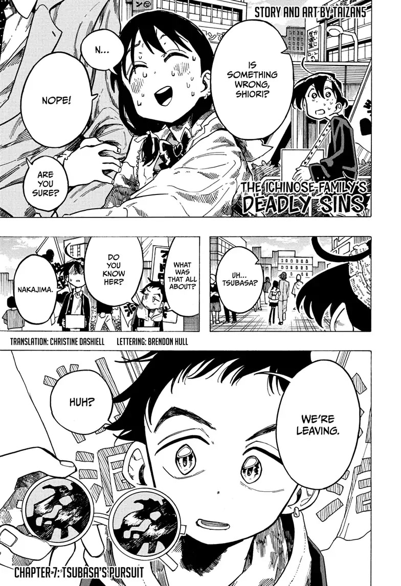 The Ichinose Family's Deadly Sins Chapter 7 page 1 - Chapter 7