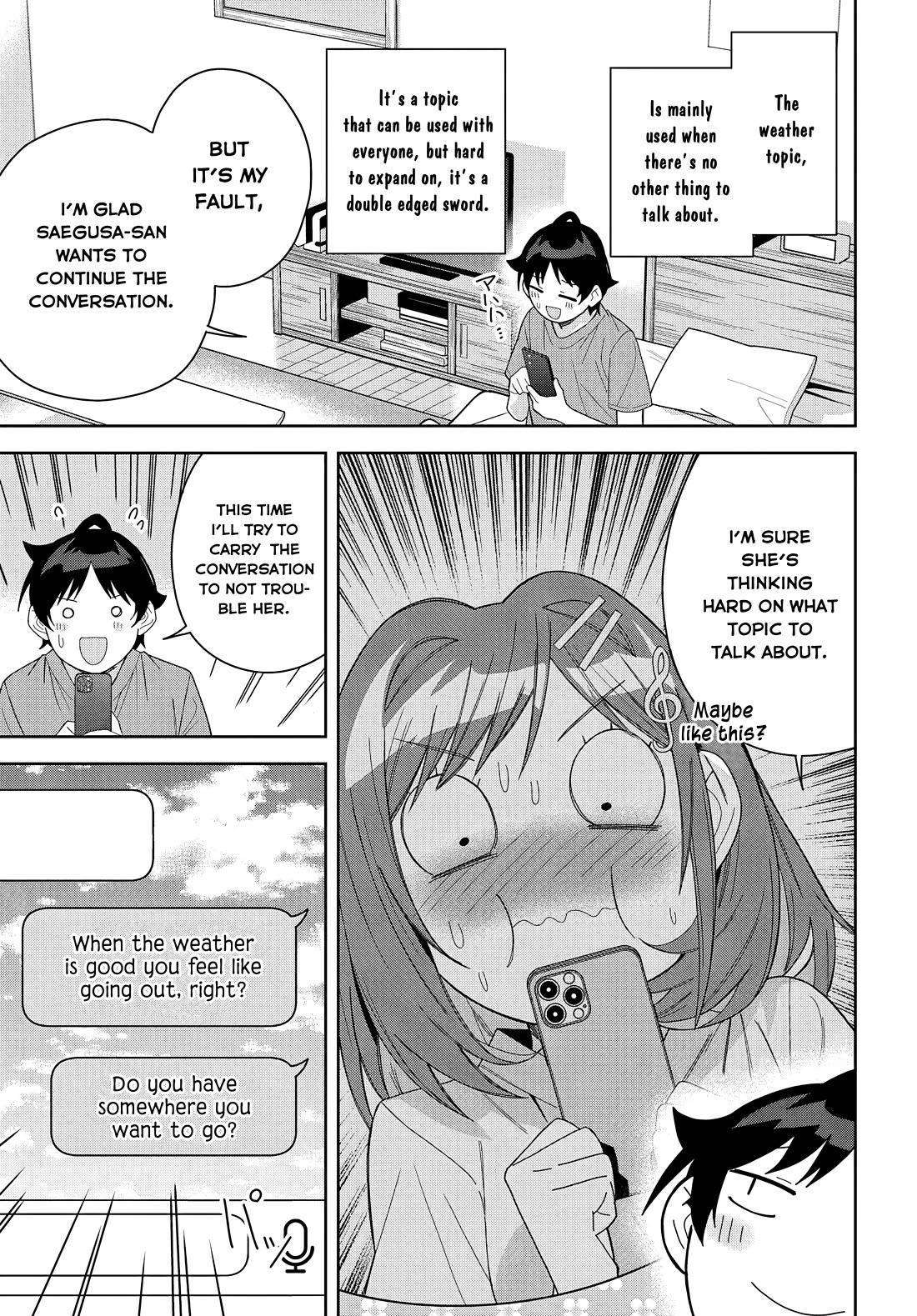 The Idol Girl in My Class Is Acting Suspiciously Chapter 13 page 15 - Chapter 13: Me and you...