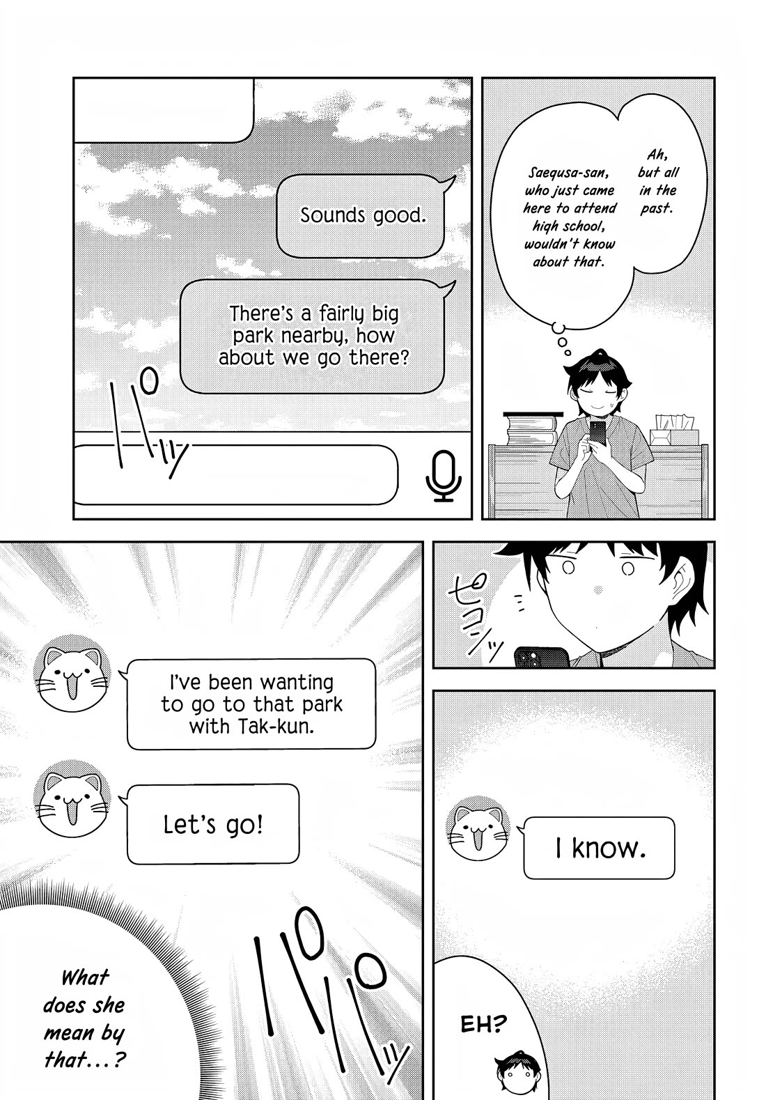 The Idol Girl in My Class Is Acting Suspiciously Chapter 13 page 17 - Chapter 13: Me and you...