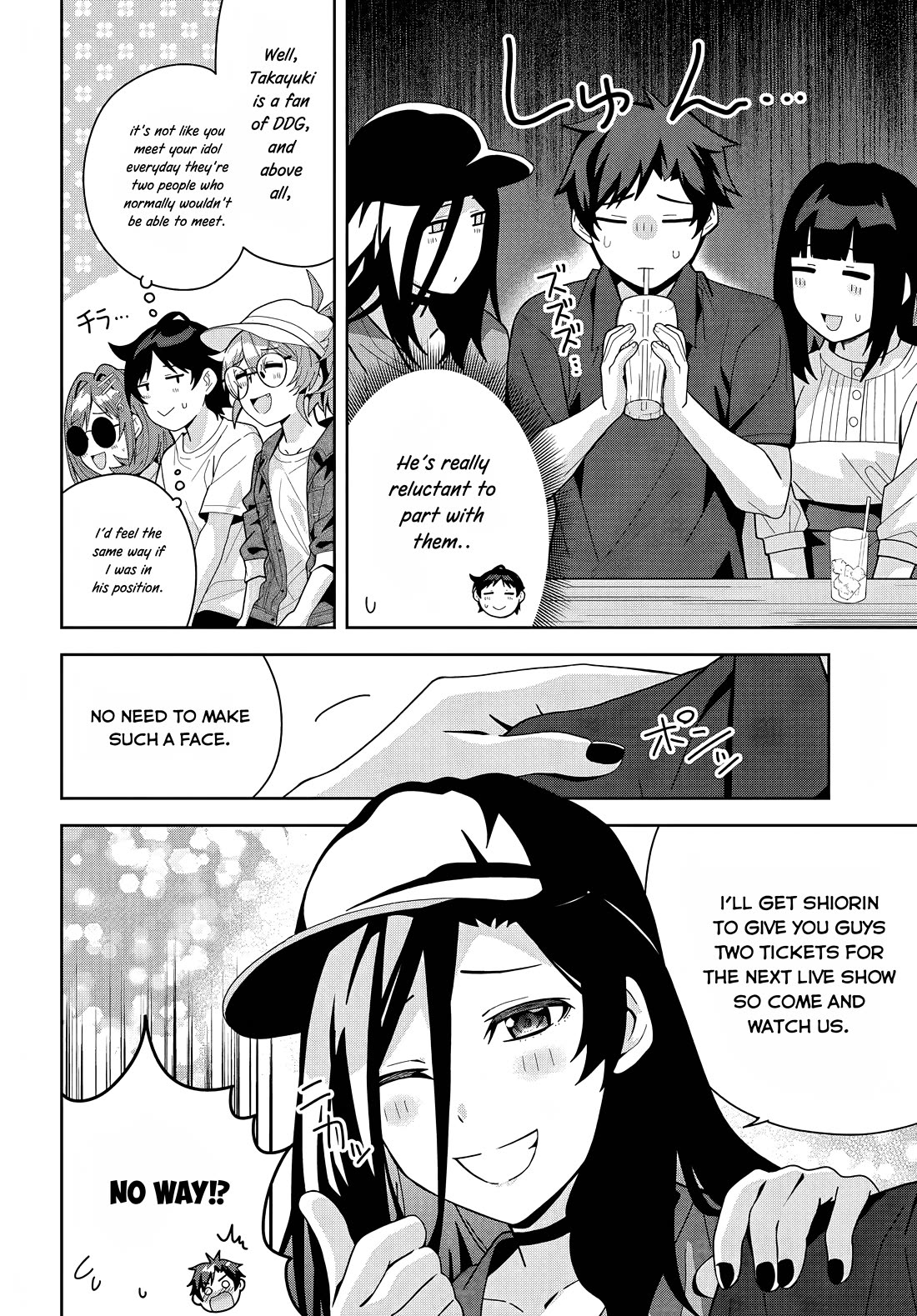 The Idol Girl in My Class Is Acting Suspiciously Chapter 18 page 19 - Chapter 18: Suprised at the family Restaurant!?