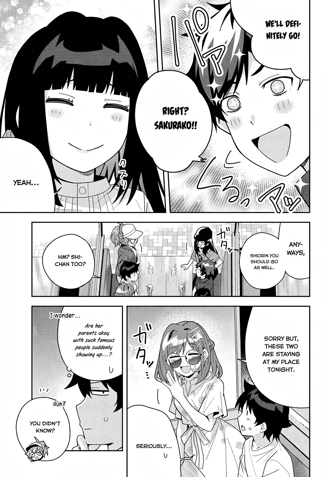 The Idol Girl in My Class Is Acting Suspiciously Chapter 18 page 20 - Chapter 18: Suprised at the family Restaurant!?