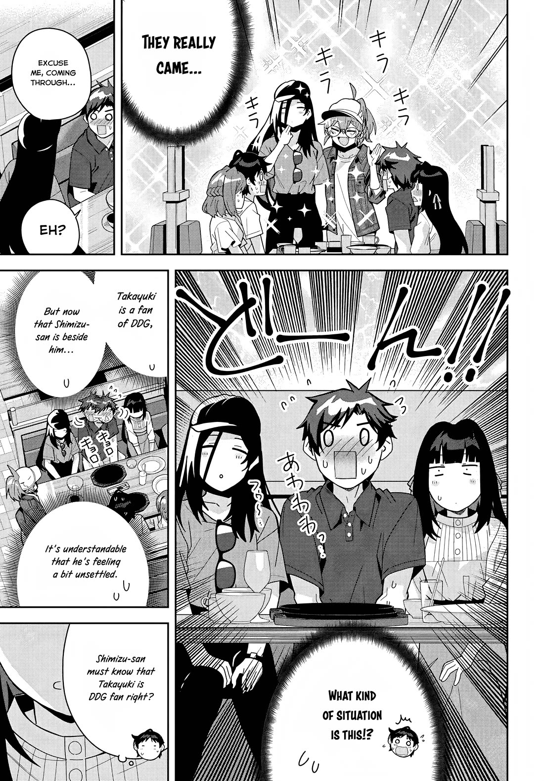 The Idol Girl in My Class Is Acting Suspiciously Chapter 18 page 6 - Chapter 18: Suprised at the family Restaurant!?