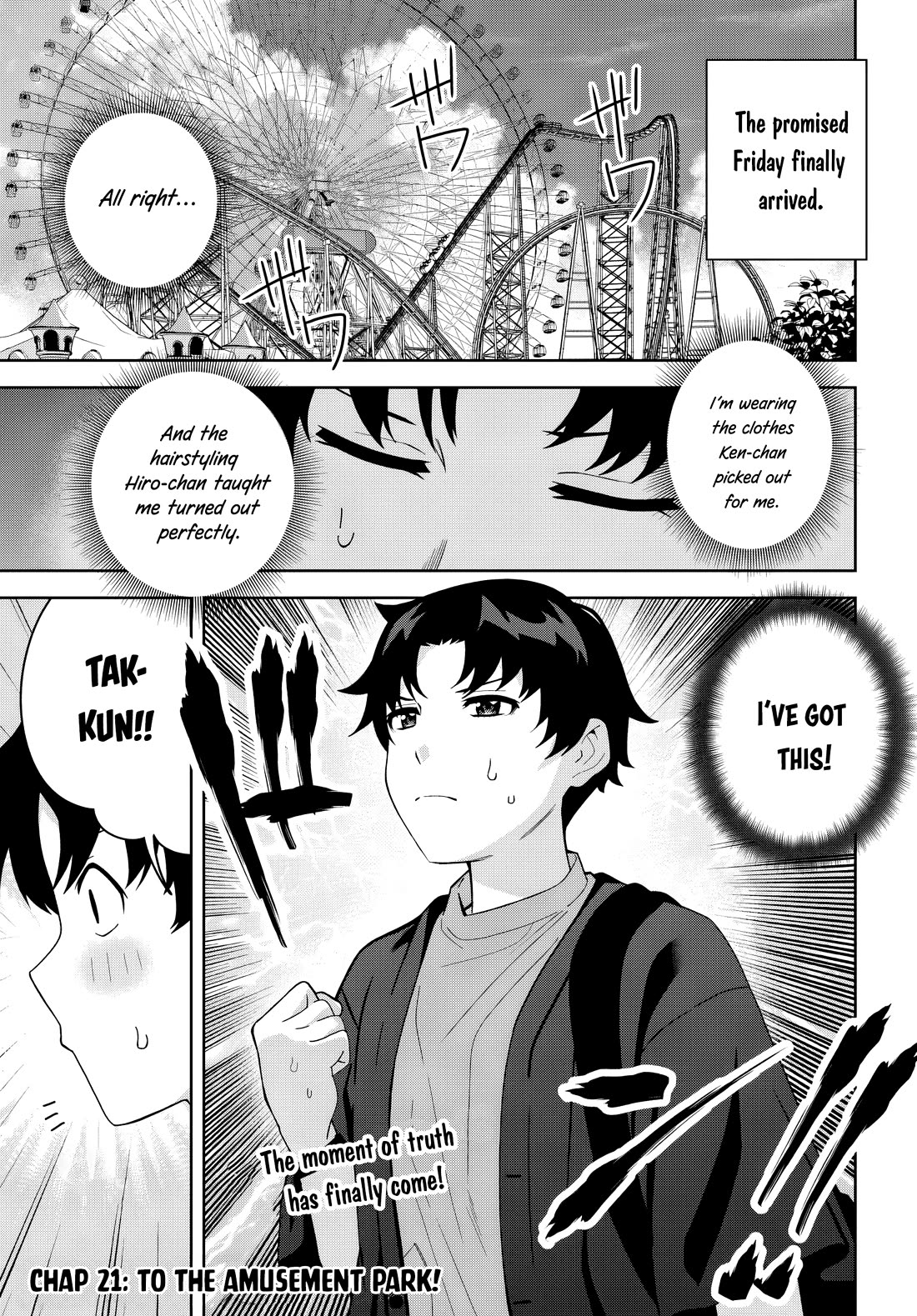 The Idol Girl in My Class Is Acting Suspiciously Chapter 21 page 1 - Chapter 21: To the amusement park!